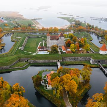 Kuressaare castle [drone], Estonia
