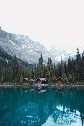 Lake O´Hara cabins, Canada