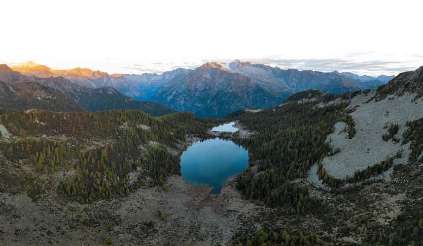 Lakes at Rifugio San Giuliano, Trentino