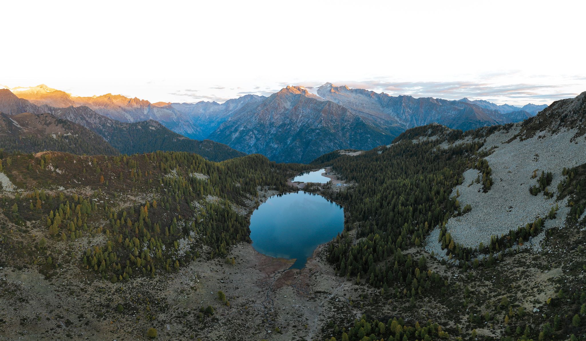 Lakes at Rifugio San Giuliano, Trentino, Italy
