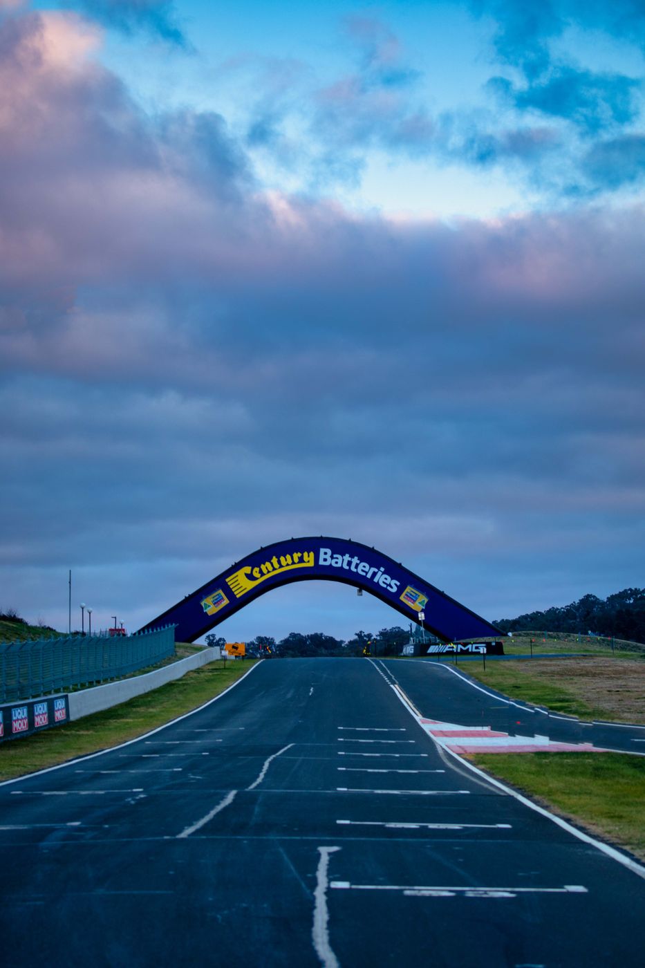 Main straight, Mt Panorama, Bathurst, New South Wales, Australia