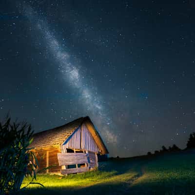 Milky way shot - Napfgebiet, Switzerland