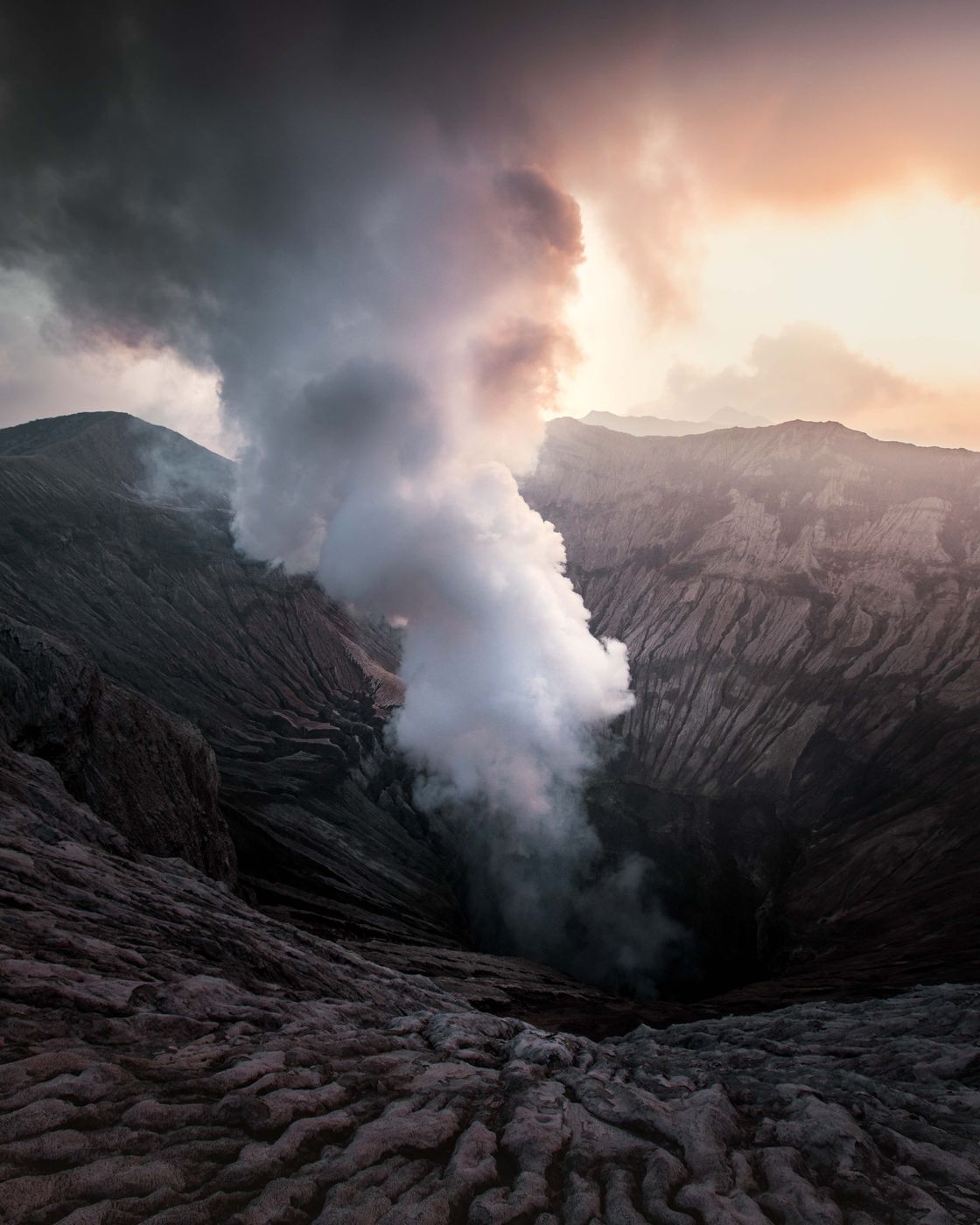 Mount Bromo Crater, Indonesia