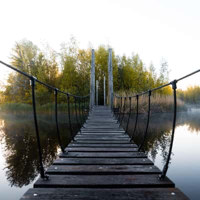 Netl Camping Suspension Bridge, Netherlands