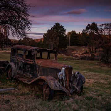 Old Car, Hill End, New South Wales, Australia