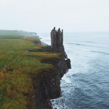 Old Keiss Castle [drone], United Kingdom