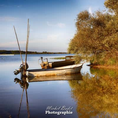 Passay summer harbour, France