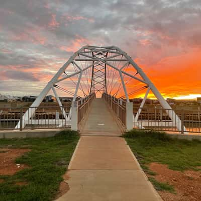 Pedestrian Bridge  & Path Exmouth, Western Australia, Australia