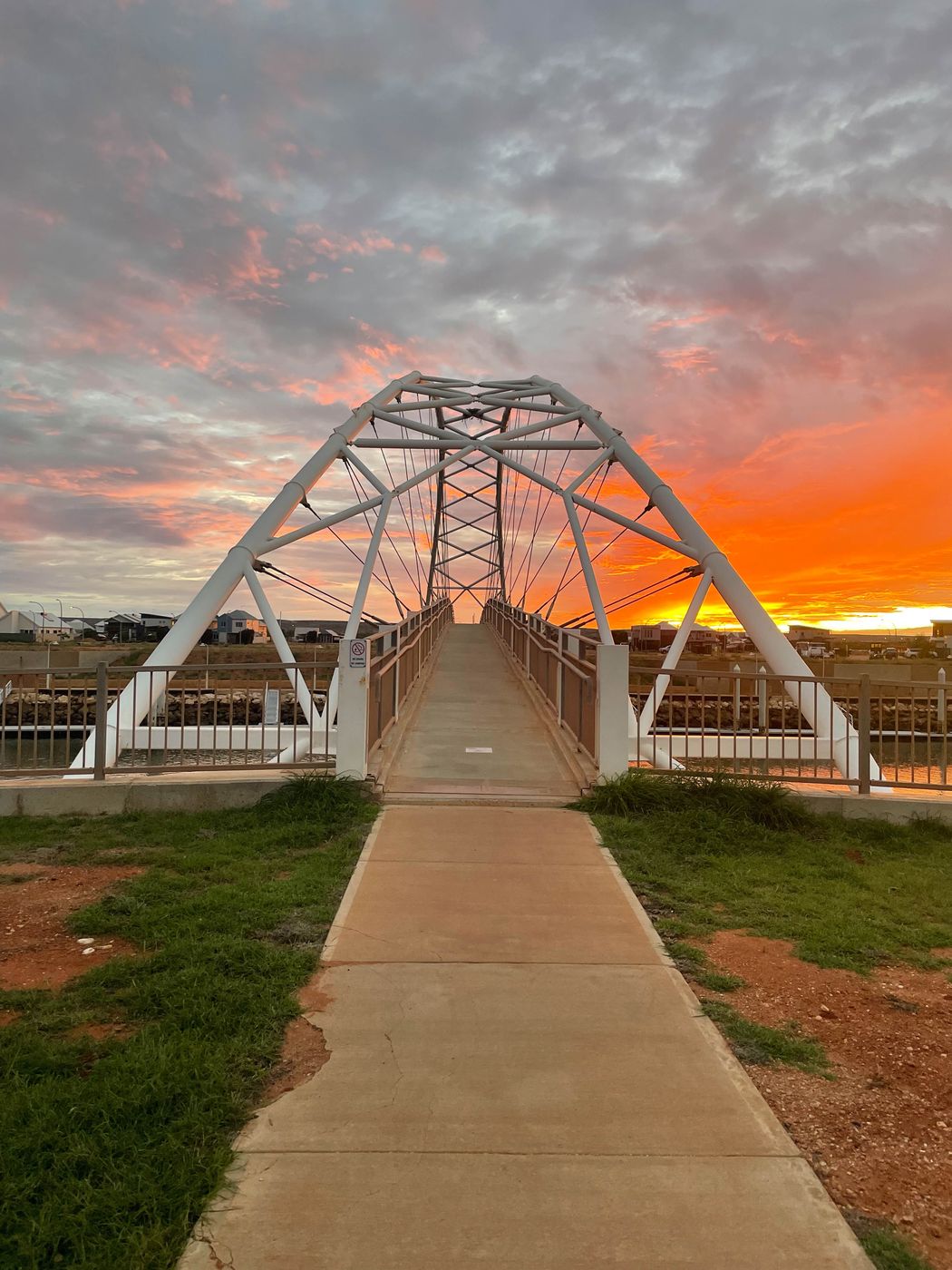 Pedestrian Bridge  & Path Exmouth, Western Australia, Australia