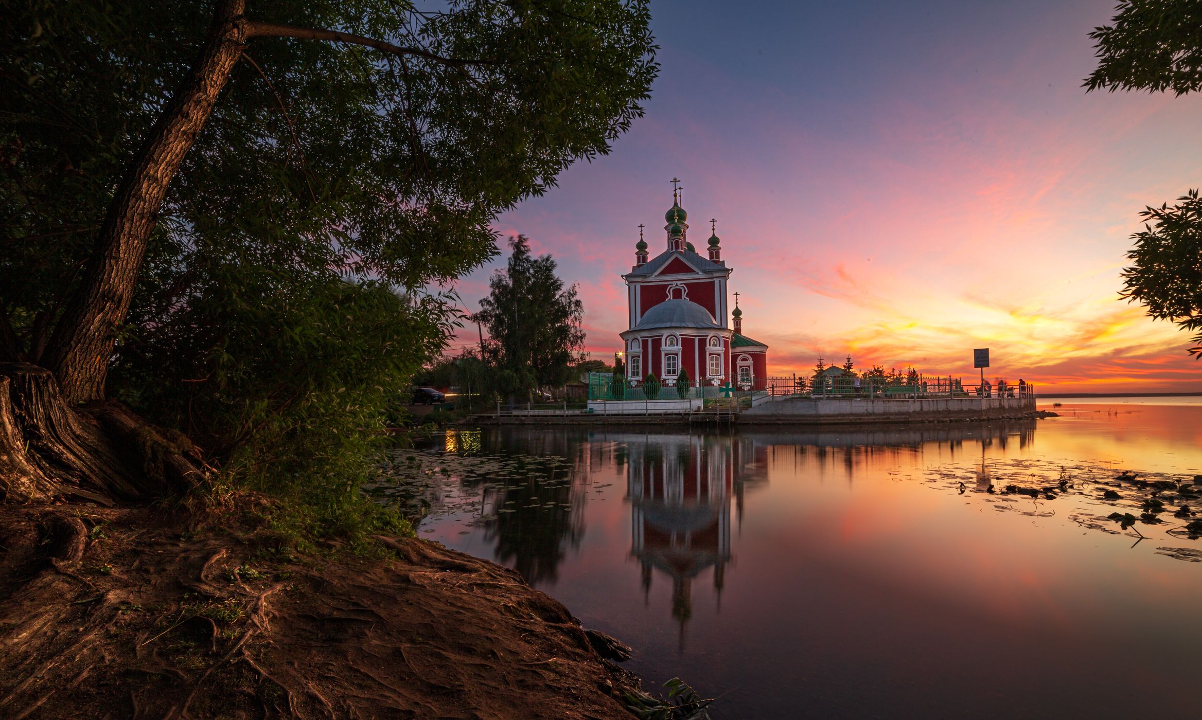 Pereslavl-Zalessky lake view, Russian Federation