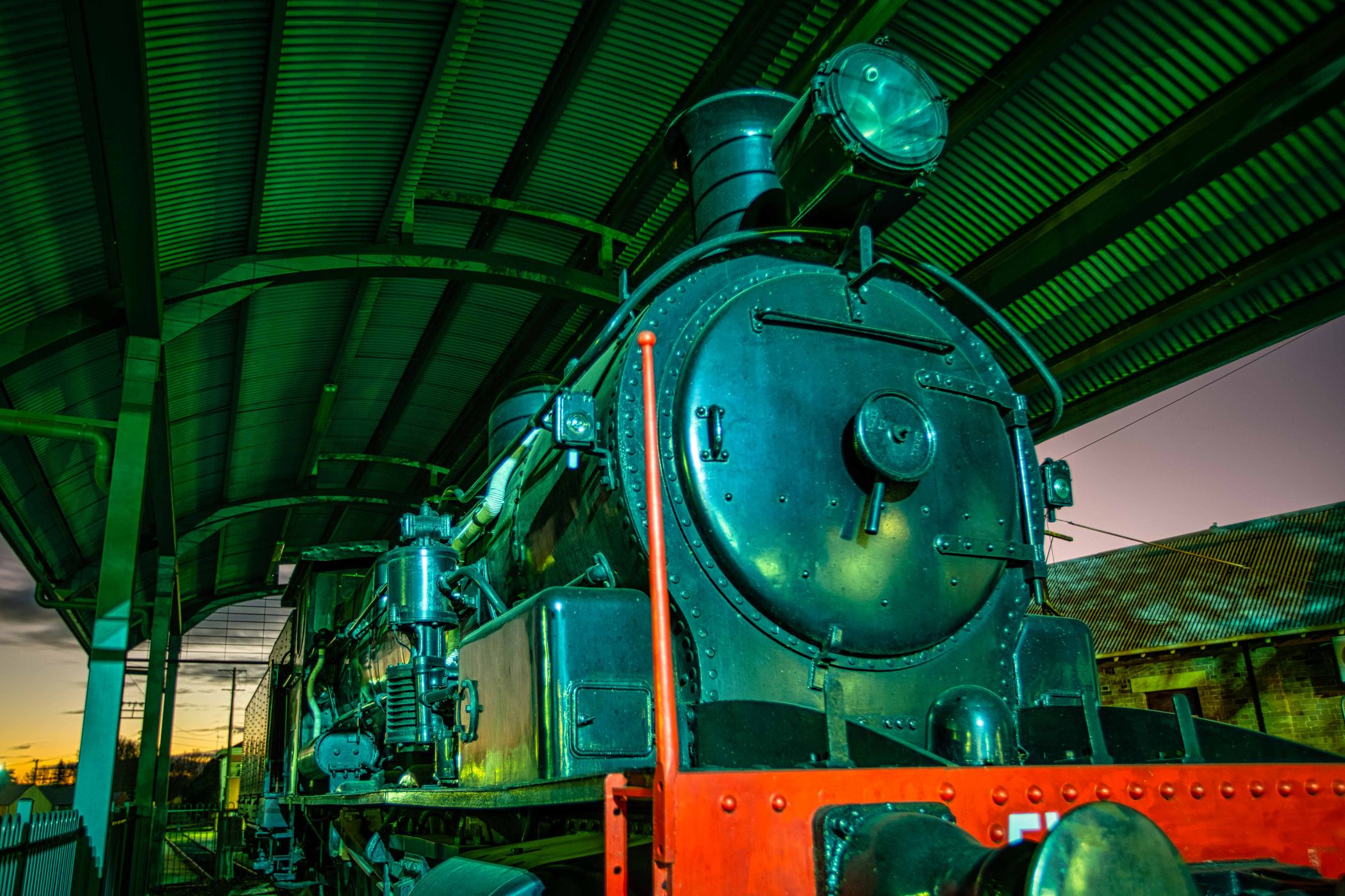 Railway Museum loco Station, Bathurst, New South Wales, Australia