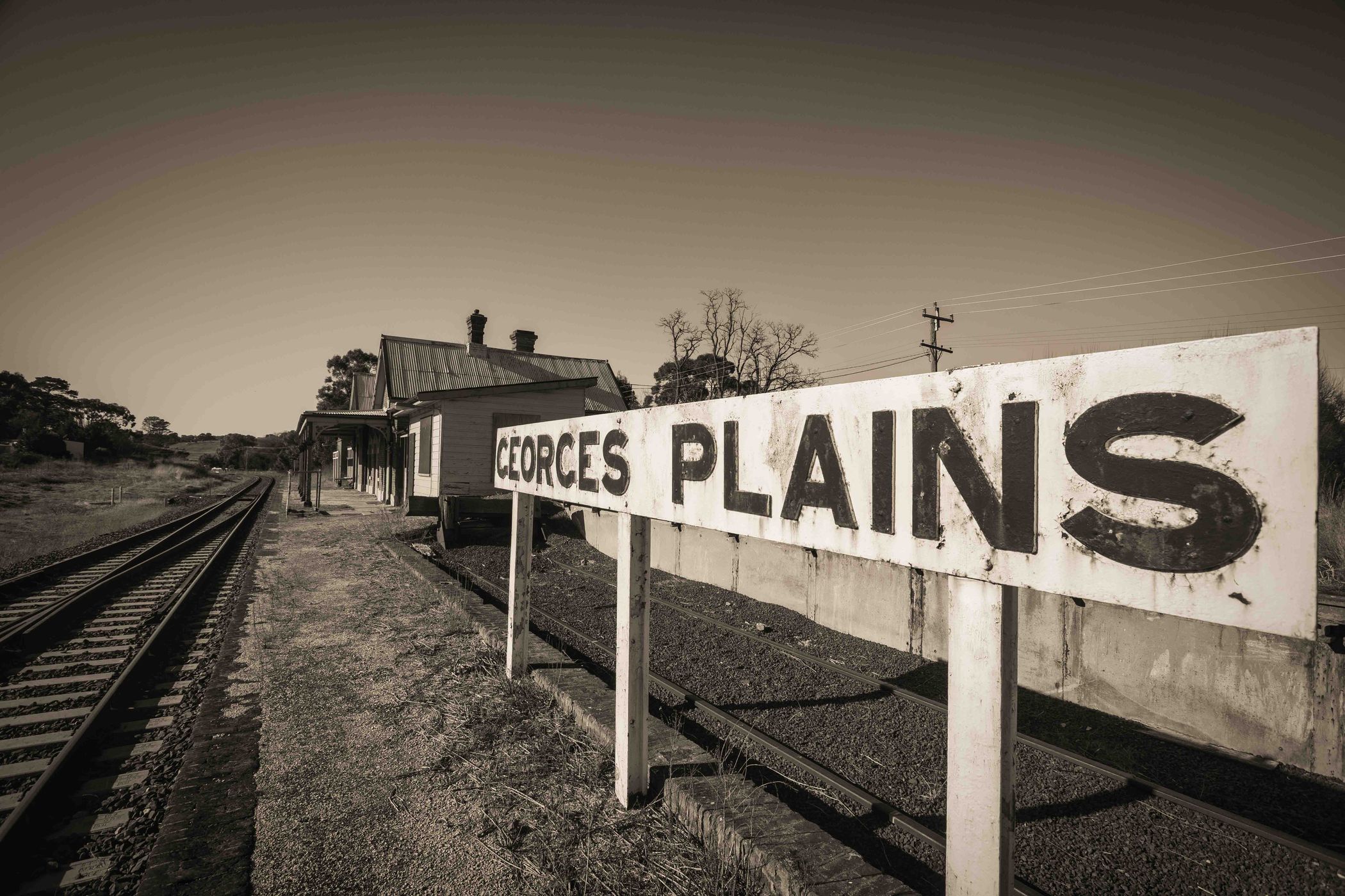 Railway station, Georges Plains, New South Wales, Australia