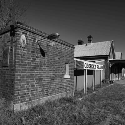 Railway station Gerrys Plains, New South Wales, Australia