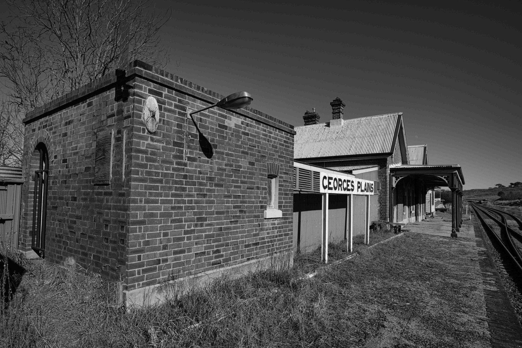 Railway station Gerrys Plains, New South Wales, Australia