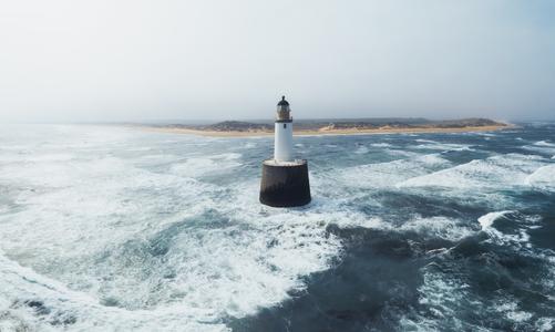 Rattray Head Lighthouse [drone]