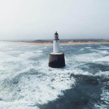 Rattray Head Lighthouse [drone], United Kingdom