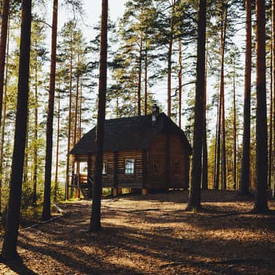 RMK Päikeseloojang metsamaja, Estonia