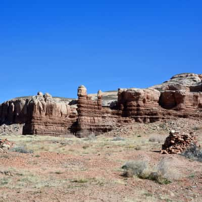 Rock Formation at Bluff, USA