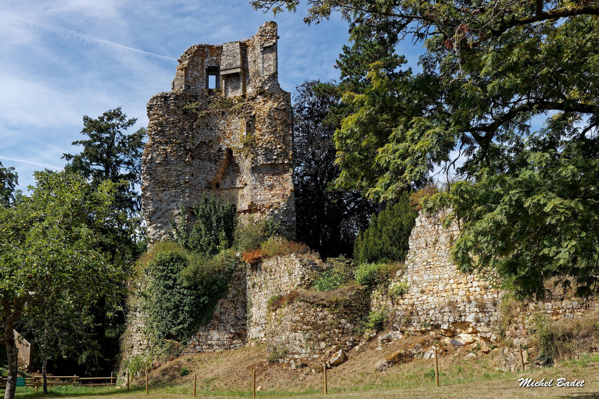 Saint-Aubin du Cormier (views from the old castle), France