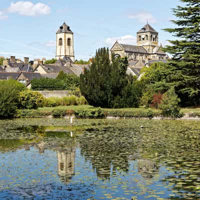 Saint-Aubin du Cormier (views from the pound), France