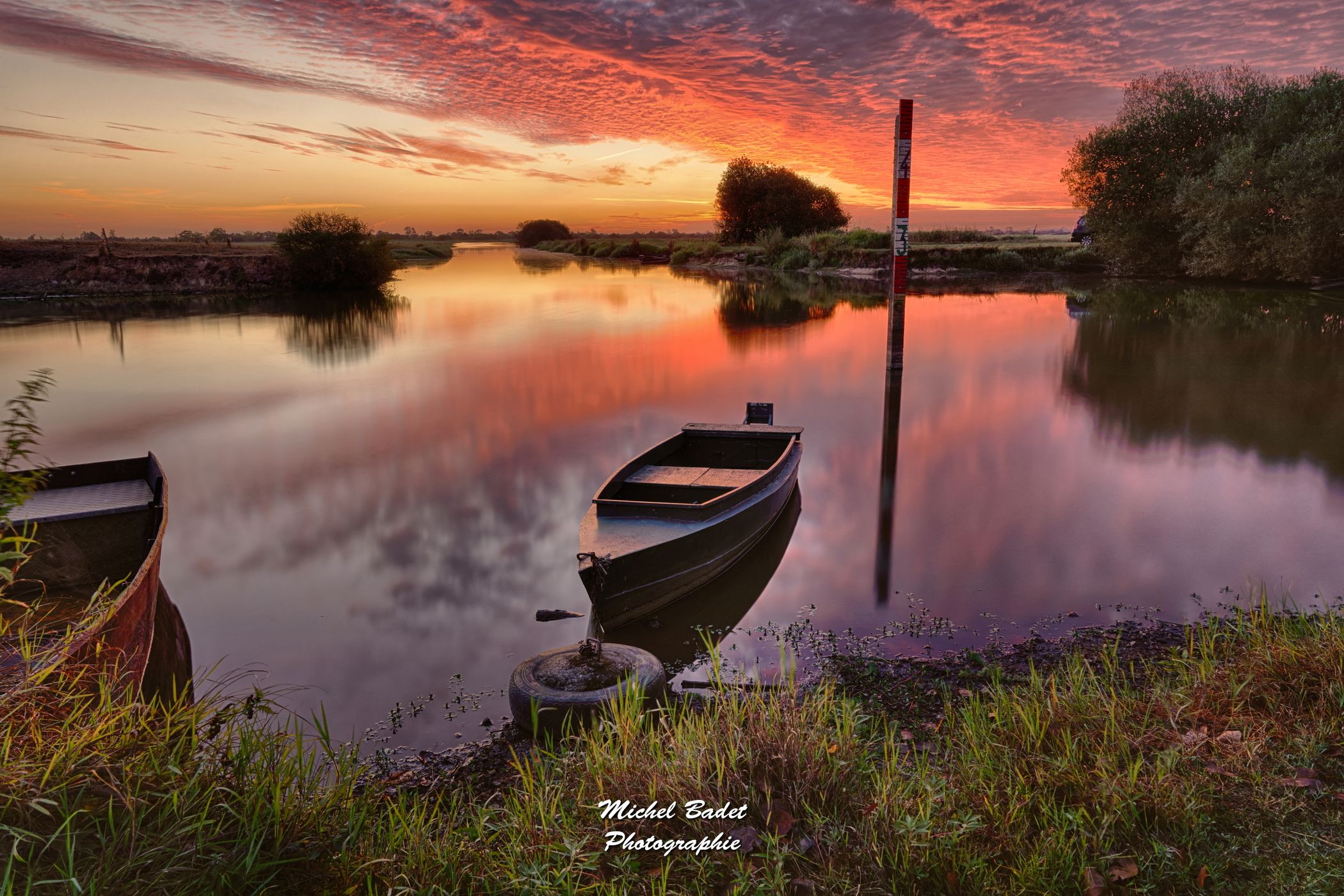 Saint-Lumine de Coutais - Canal du Grand Port, France