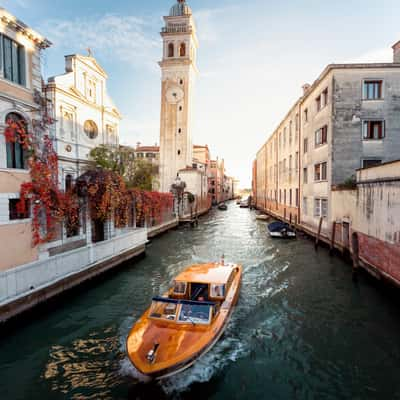 San Giorgio from a bridge, Italy