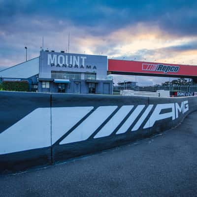 Start finish lanes, Mt Panorama, Bathurst, New South Wales, Australia