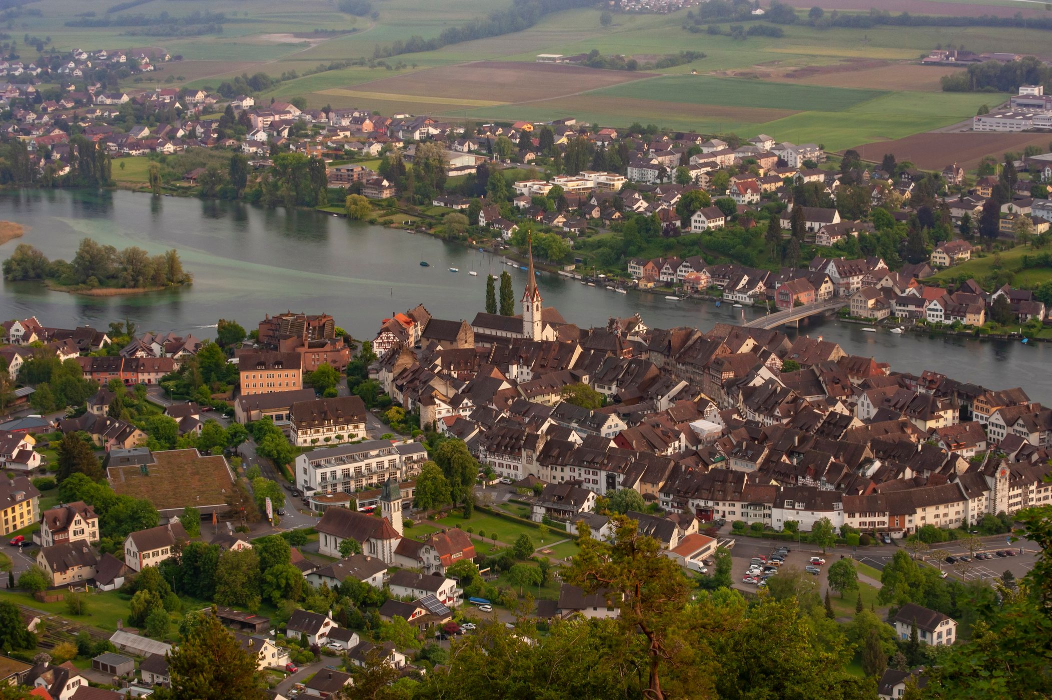 Stein Am Rhein from Burg Hohenklingen, Switzerland