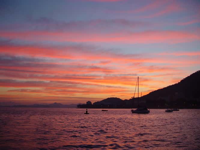 Sunrise at Guanabara Bay