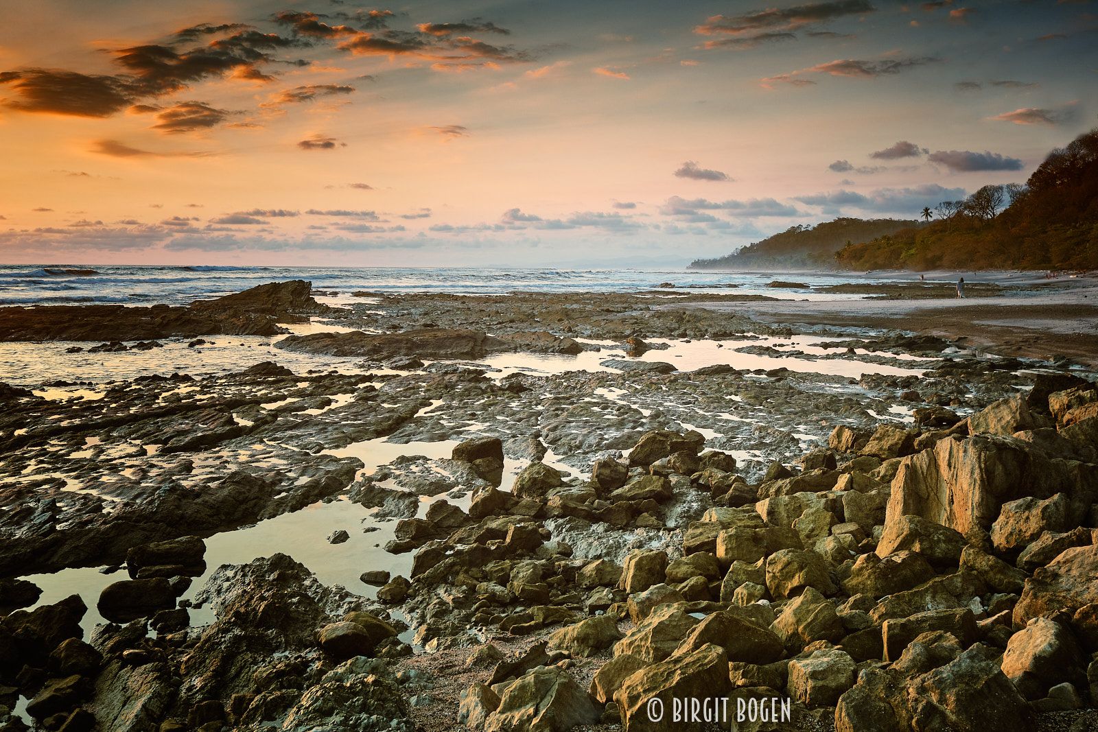 Sunset at Santa Teresa, Costa Rica
