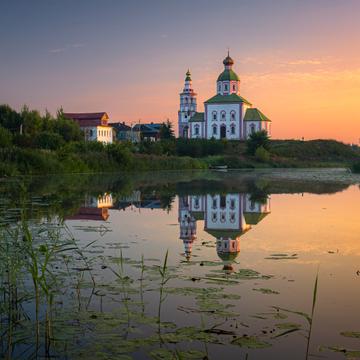 Suzdal church reflection, Russian Federation