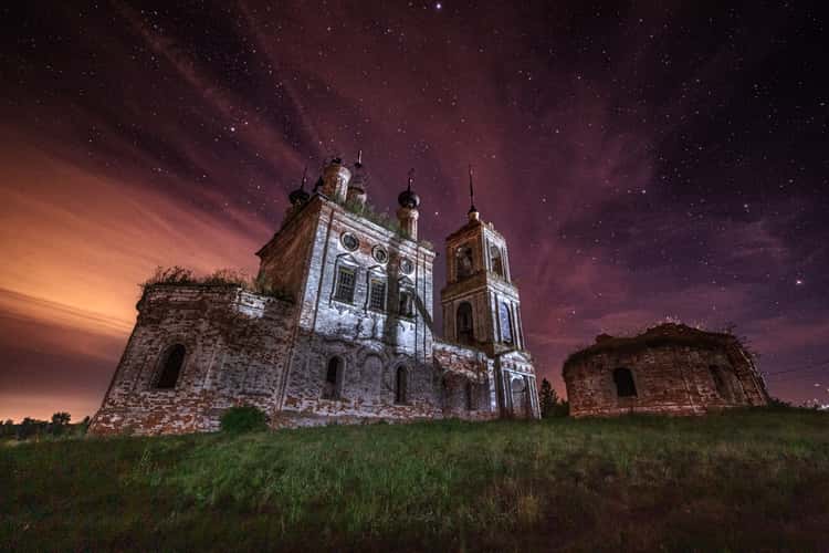 Suzdal nightscape Church