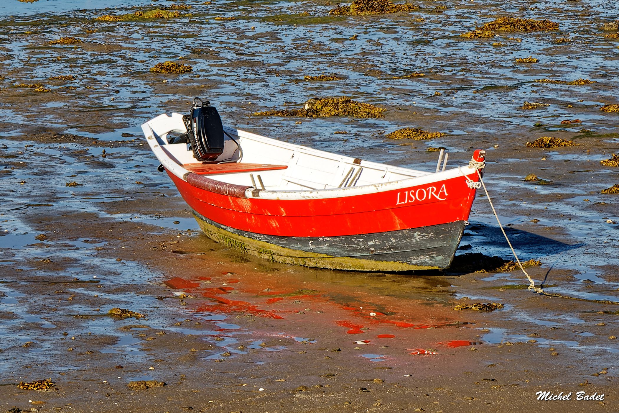 The beach of Saint-Suliac, France