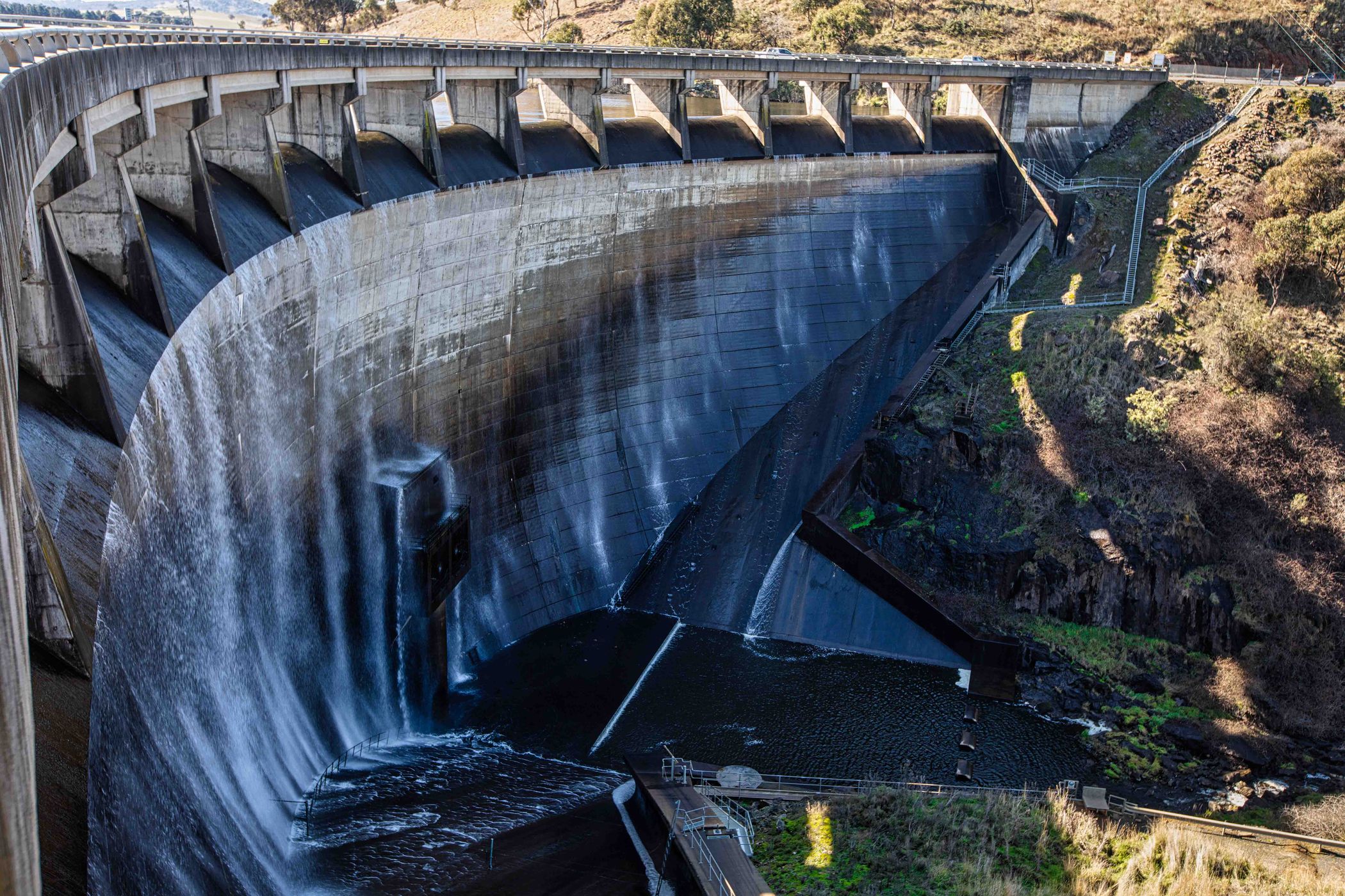 The Dam wall, Carcoar, New South Wales, Australia