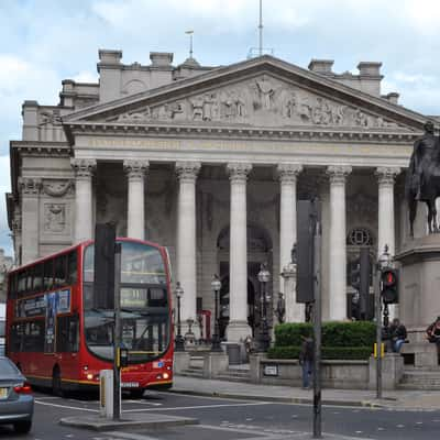 The Royal Exchange & Wellington Statue, United Kingdom