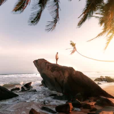 The Ship Rock, Dalawella, Sri Lanka