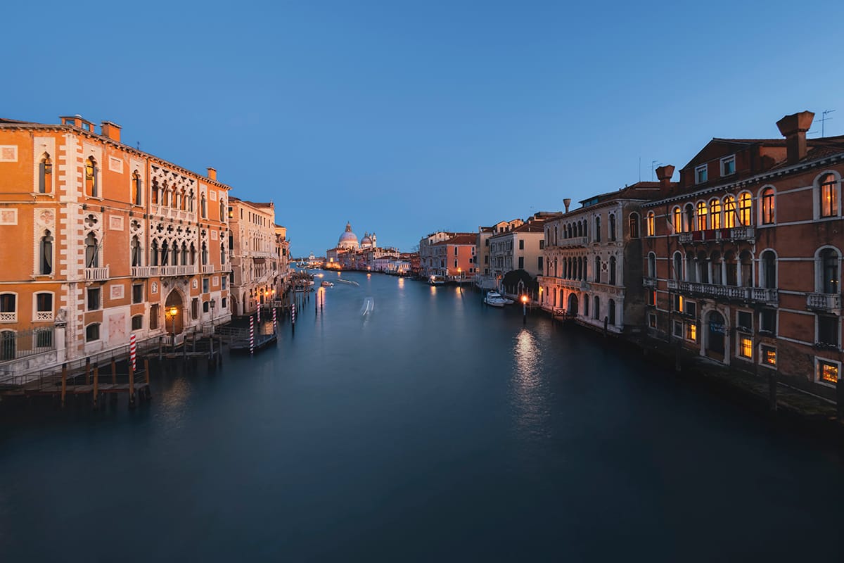 View from Ponte dell'Accademia, Venice, Italy
