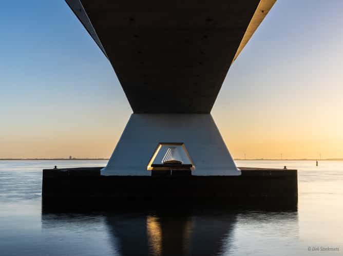 Zeelandbrug / Zeeland bridge (long exposure)
