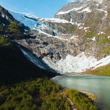 Bøyabreen Glacier [drone], Norway