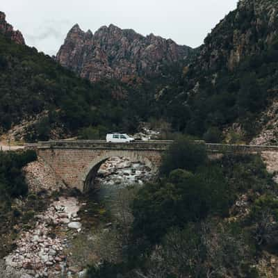 Bridge in Lonca Canyoning, France