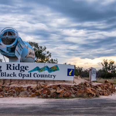 Concrete Mixer sign, Lightning Ridge, New South Wales, Australia