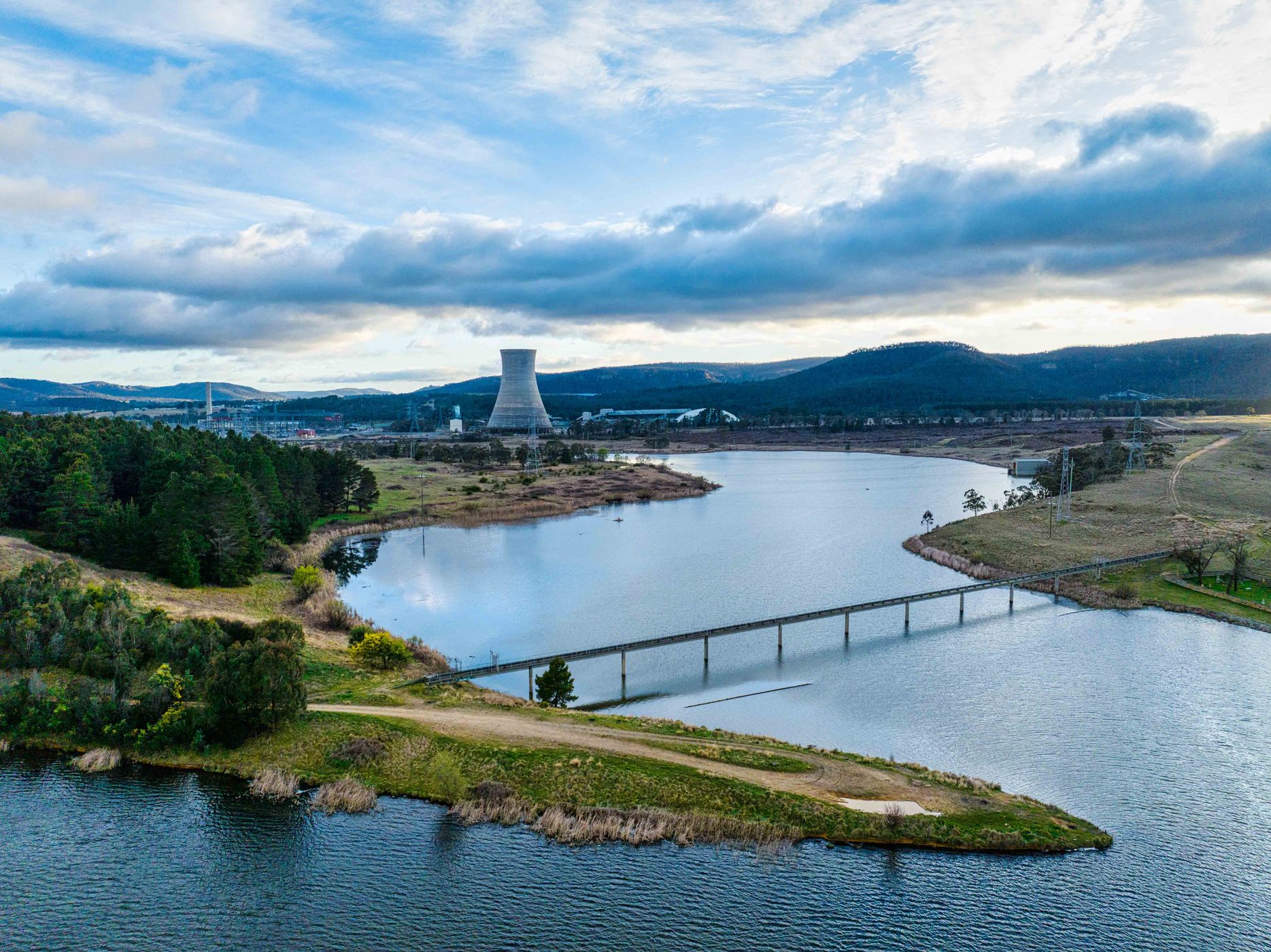 Cooling Tower, Lake Wallace, Wallerawang, NSW, Australia