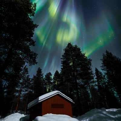 Cottages near Jerisjärvi, Finland