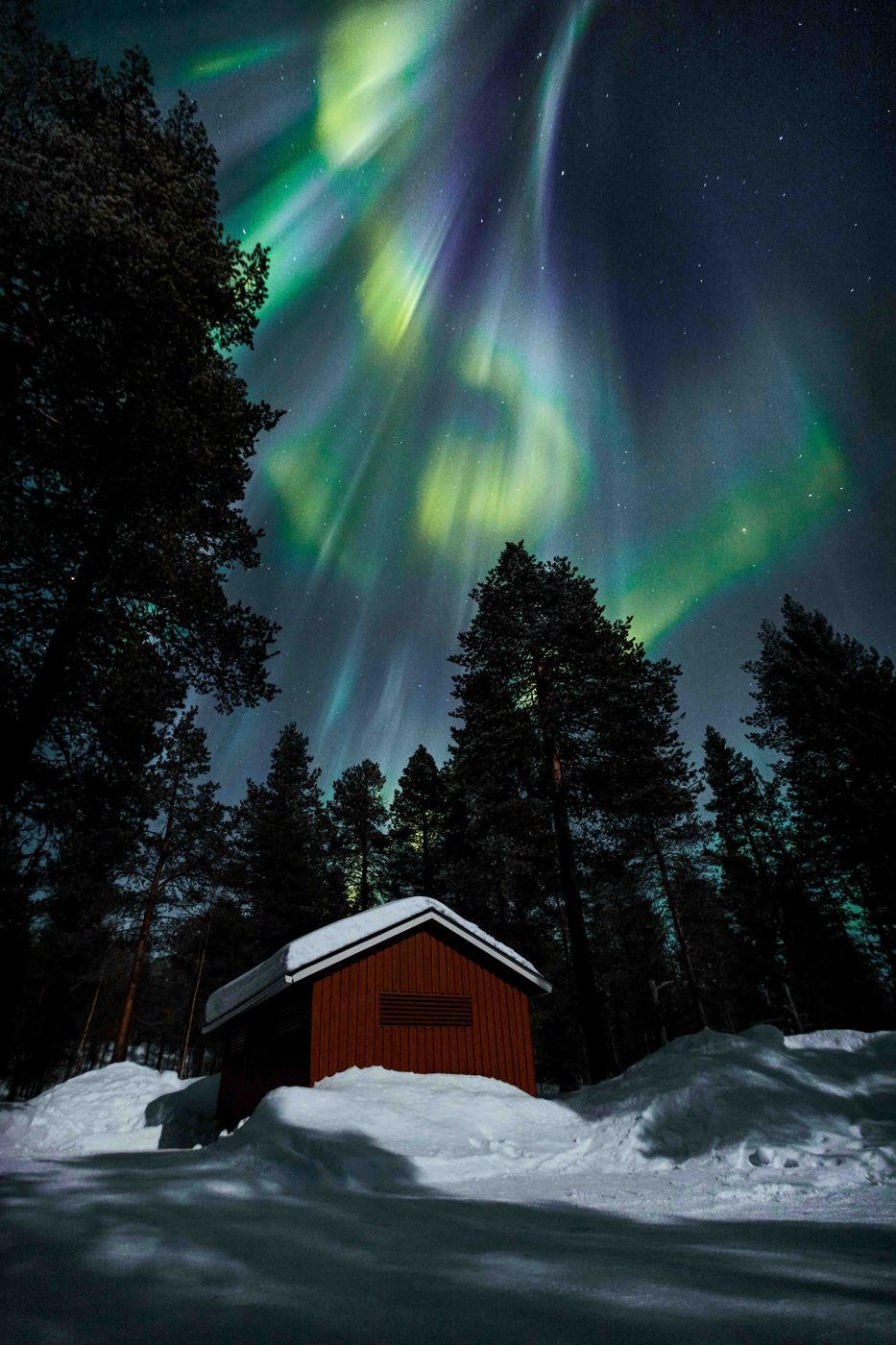 Cottages near Jerisjärvi, Finland