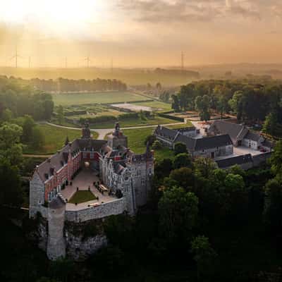 Domaine de mielmont Medival castle in Belgie, Belgium