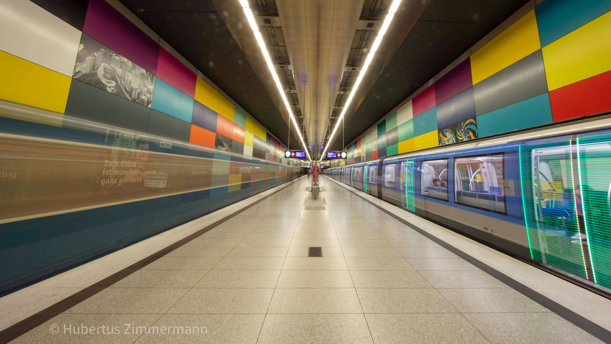 “Georg-Brauchle-Ring“ (Subway Station), Munich, Germany