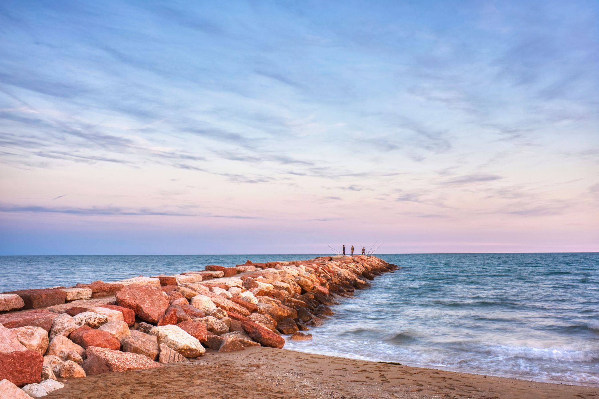 Eraclea Mare (Miramare, fisherman at work), Italy