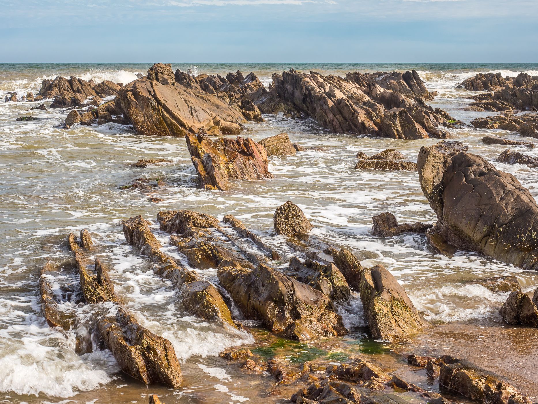 Flysch at La Paloma, Uruguay