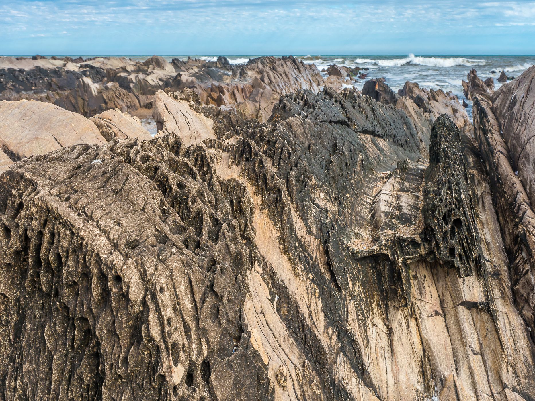Flysch at La Paloma, Uruguay