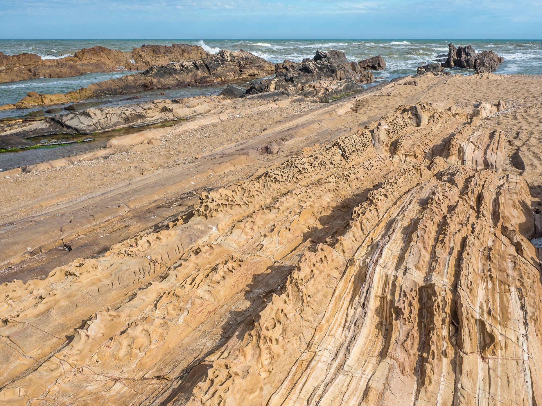 Flysch at La Paloma, Uruguay